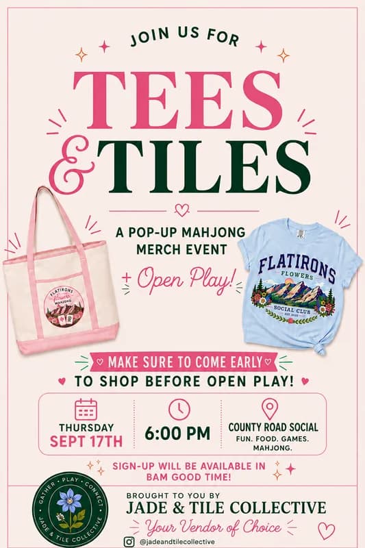 Tees & Tiles at at County Road Social
